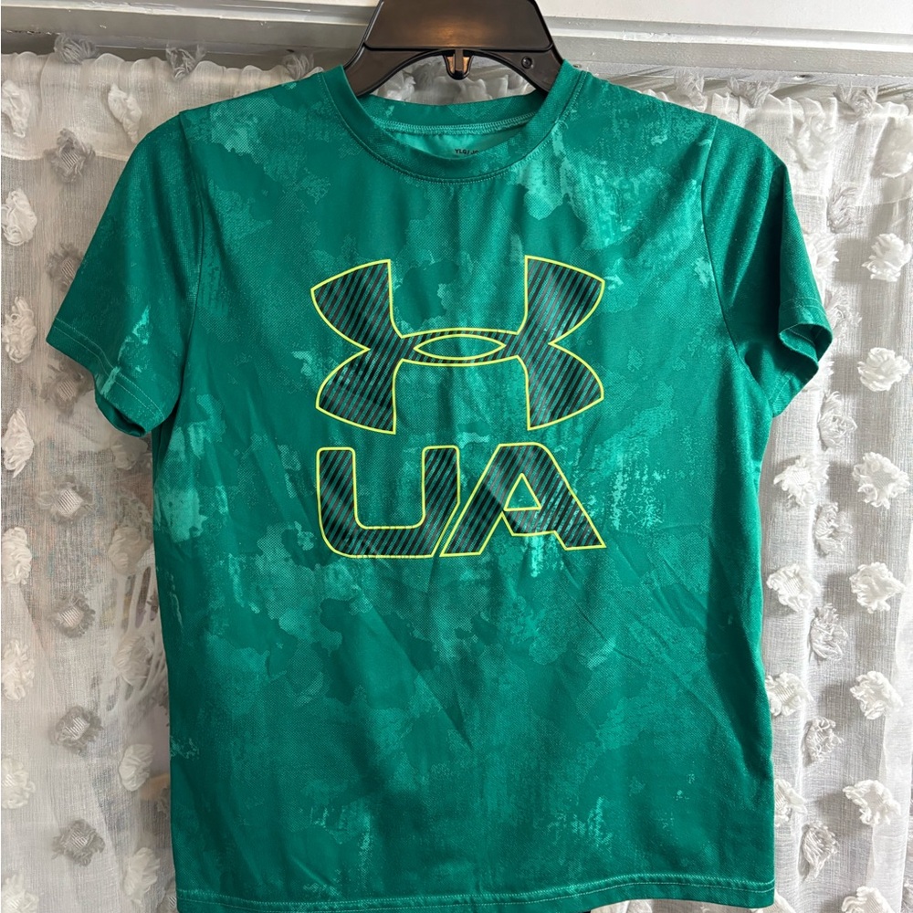 Under Armour Teal Performance HeatGear Tee